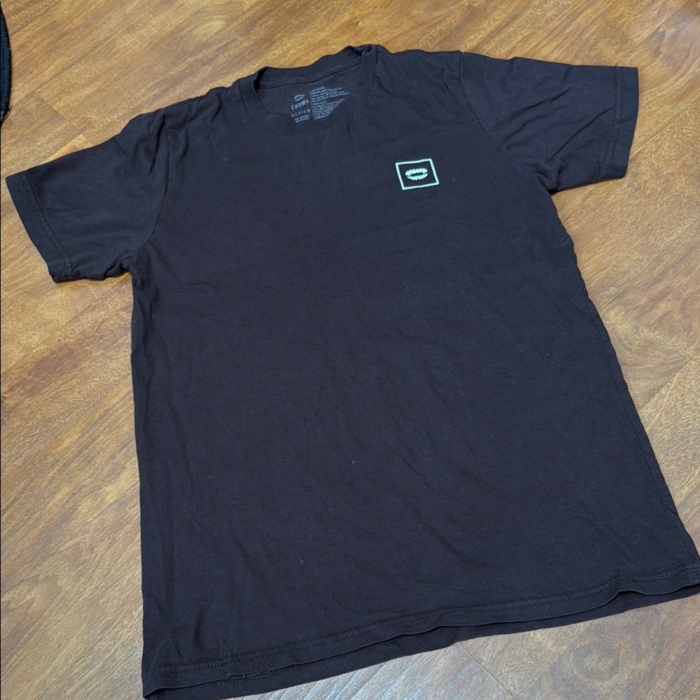 Chomp T-Shirt Men's Brown Short Sleeve Tee Shark & Alligator Graphic